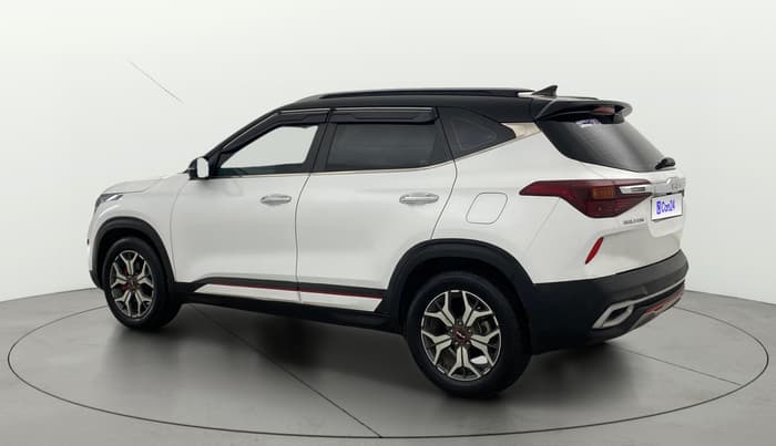 2021 KIA SELTOS GTX PLUS 1.5 DIESEL AT DUAL TONE, Diesel, Automatic, 82,267 km, Left Back Diagonal