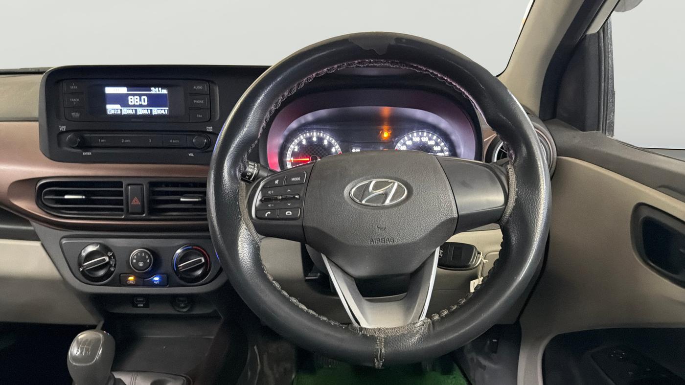 2020 Hyundai AURA S 1.2 CNG, CNG, Manual, 66,943 km, Steering Wheel Close Up