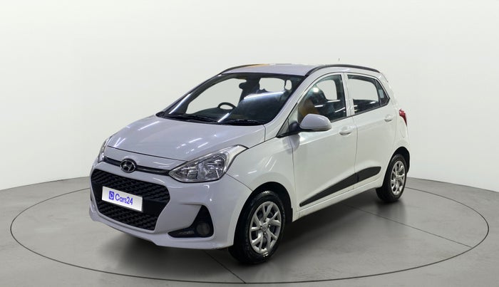 2019 Hyundai Grand i10 SPORTZ 1.2 KAPPA VTVT, Petrol, Manual, 1,00,189 km, Left Front Diagonal