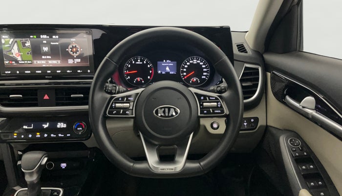 2020 KIA SELTOS HTX IVT 1.5 PETROL, Petrol, Automatic, 35,401 km, Steering Wheel Close Up