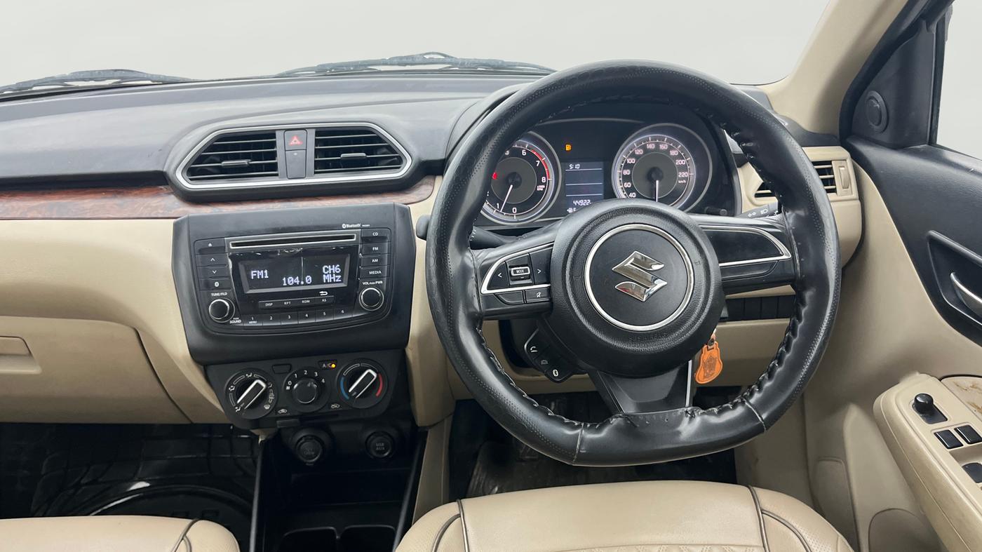 2017 Maruti Dzire VXI, Petrol, Manual, 44,922 km, Steering Wheel Close Up