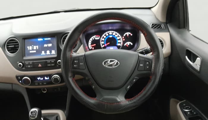 2017 Hyundai Grand i10 ASTA 1.2 KAPPA VTVT, Petrol, Manual, 43,661 km, Steering Wheel Close Up
