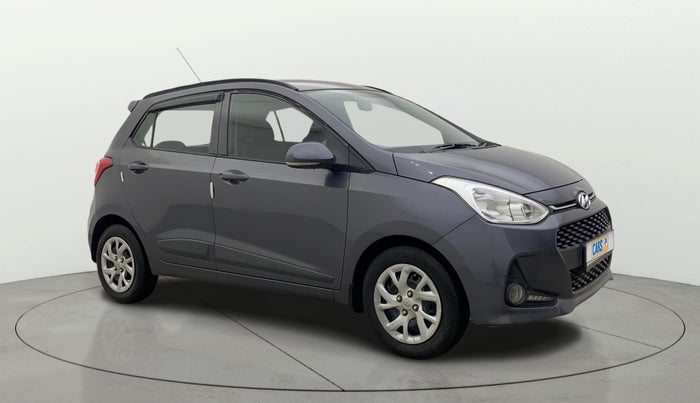 2019 Hyundai Grand i10 SPORTZ 1.2 KAPPA VTVT, Petrol, Manual, 75,935 km, Right Front Diagonal