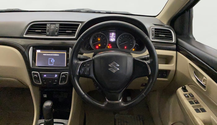 2017 Maruti Ciaz ALPHA  AT 1.4  PETROL, Petrol, Automatic, 90,009 km, Steering Wheel Close Up