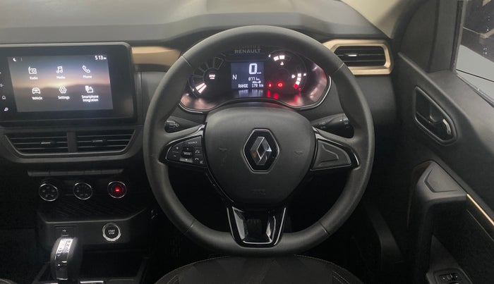 2022 Renault Kiger RXT (O) AMT DUAL TONE, Petrol, Automatic, 8,770 km, Steering Wheel Close Up