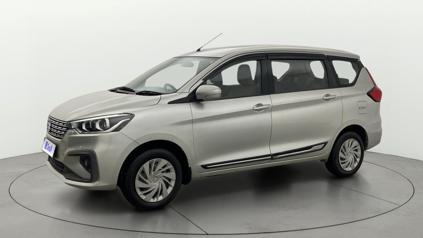 2020 Maruti Ertiga VXI AT SHVS, Petrol, Automatic, 76,014 km, Left Front Diagonal