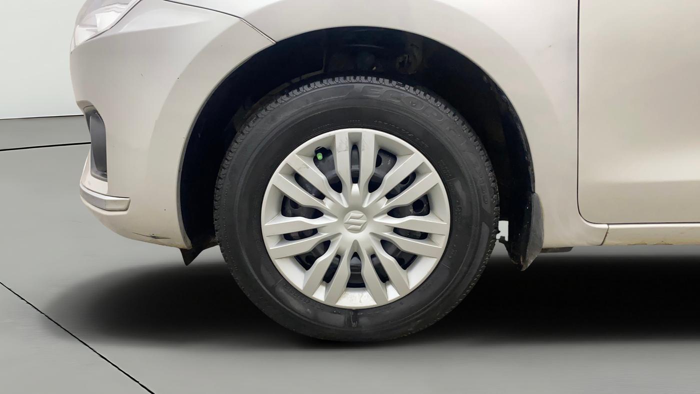 2017 Maruti Dzire VXI, Petrol, Manual, 34,400 km, Left Front Wheel