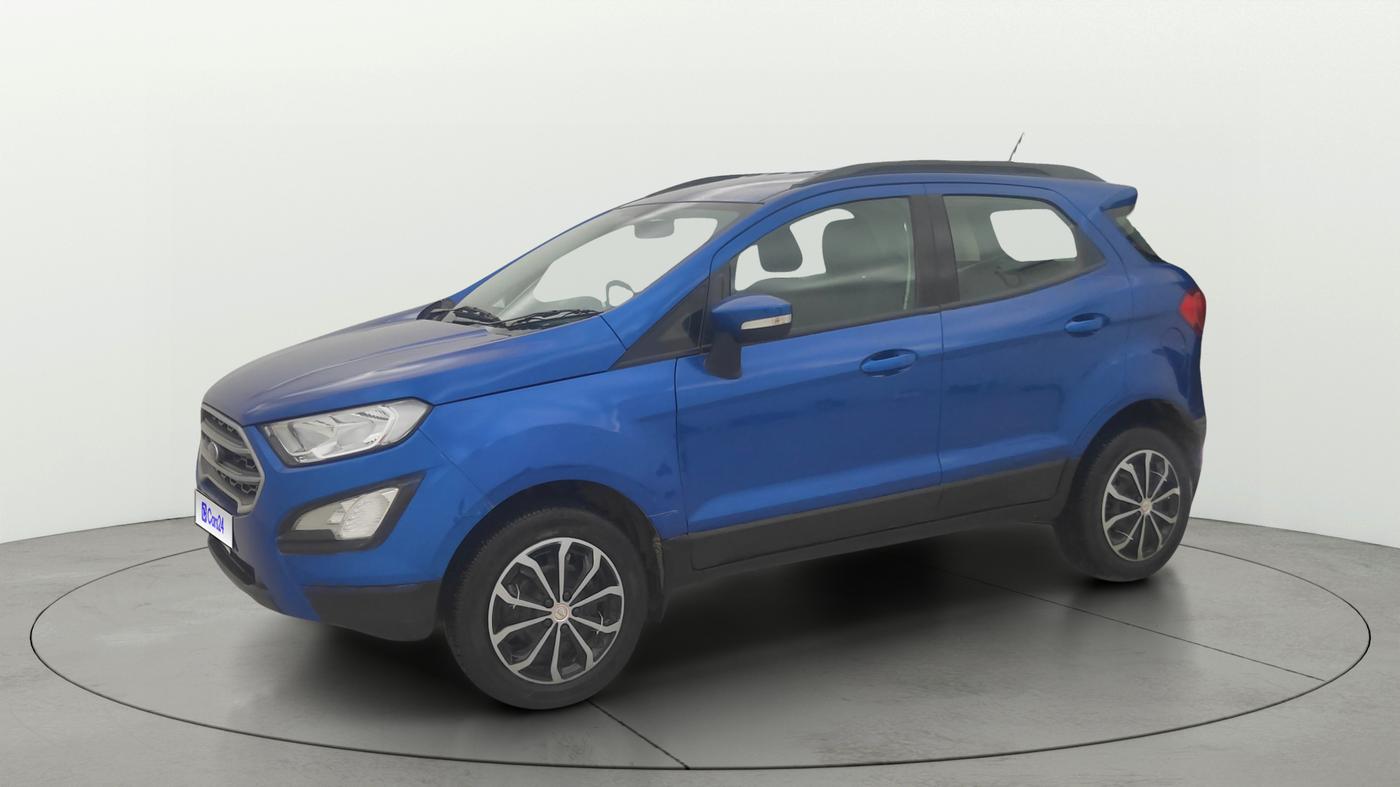 2018 Ford Ecosport TREND + 1.5L PETROL AT, Petrol, Automatic, 37,776 km, Left Front Diagonal
