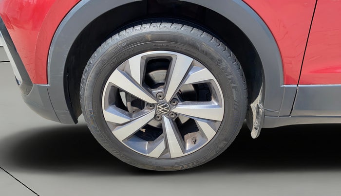 2022 Volkswagen TAIGUN TOPLINE 1.0 TSI AT, Petrol, Automatic, 24,835 km, Left Front Wheel