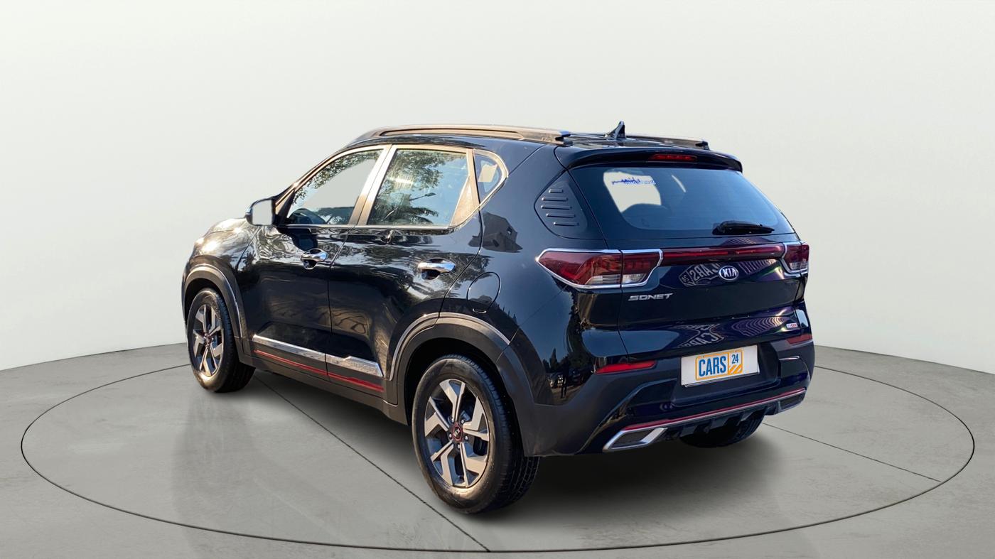 2020 KIA SONET GTX PLUS 1.0 DCT, Petrol, Automatic, 56,786 km, Left Back Diagonal
