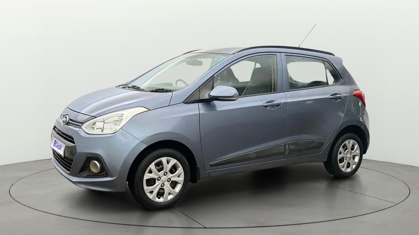 2016 Hyundai Grand i10 SPORTZ 1.2 KAPPA VTVT, Petrol, Manual, 35,689 km, Left Front Diagonal