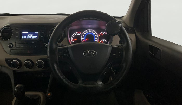 2018 Hyundai Grand i10 MAGNA 1.2 KAPPA VTVT, Petrol, Manual, 24,079 km, Steering Wheel Close Up