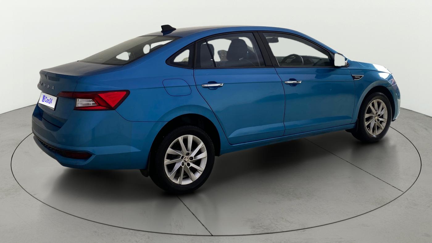 2023 Skoda SLAVIA AMBITION 1.0L TSI AT, Petrol, Automatic, 41,121 km, Right Back Diagonal