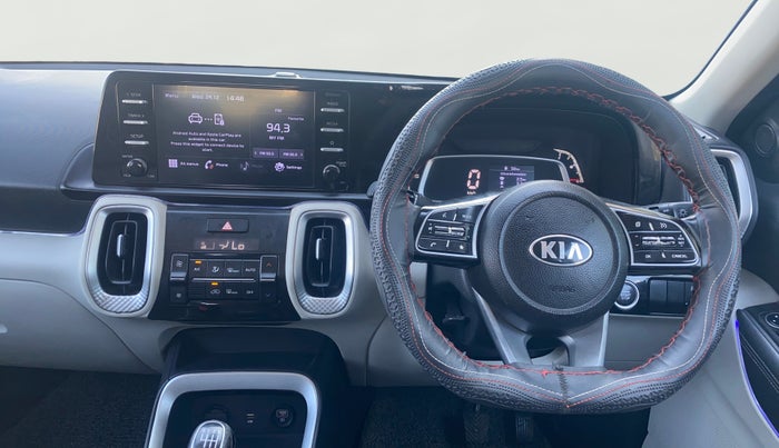 2020 KIA SONET HTX 1.0 IMT, Petrol, Manual, 58,454 km, Steering Wheel Close Up