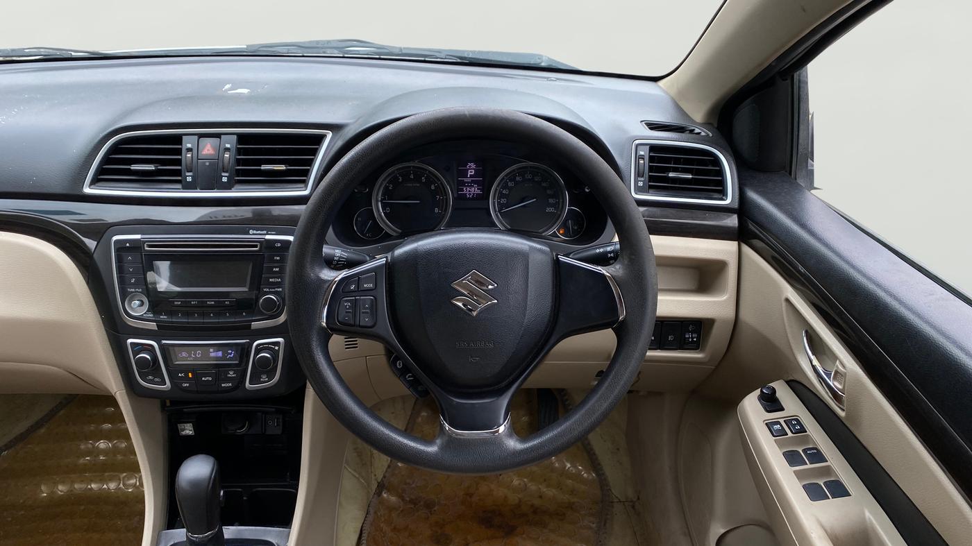 2015 Maruti Ciaz ZXI AT, Petrol, Automatic, 53,458 km, Steering Wheel Close Up