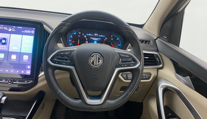 2022 MG HECTOR SHARP 1.5 PETROL CVT, Petrol, Automatic, 28,949 km, Steering Wheel Close Up
