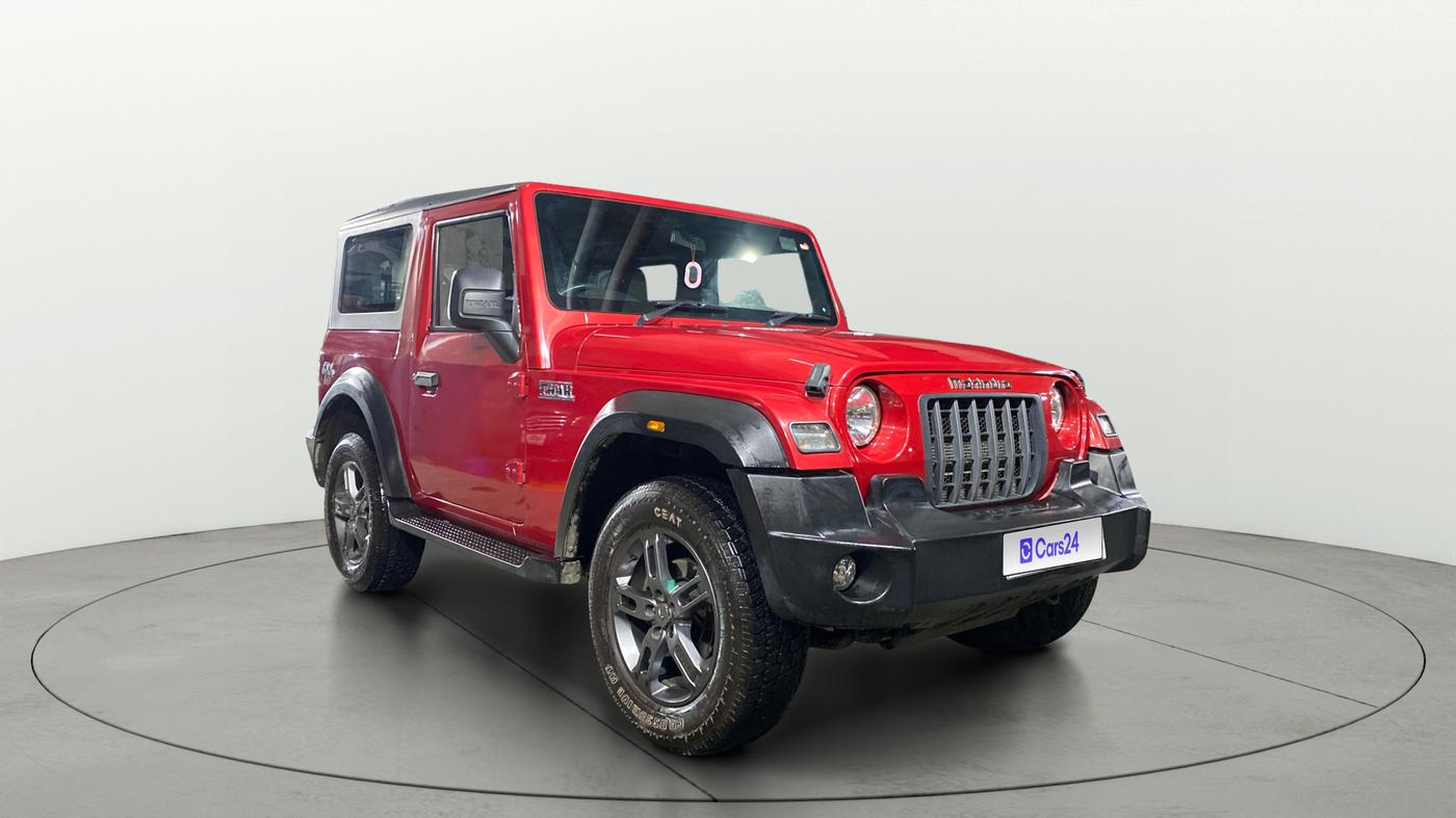 2023 Mahindra Thar LX PETROL HT 4WD AT, Petrol, Automatic, 8,873 km, Right Front Diagonal