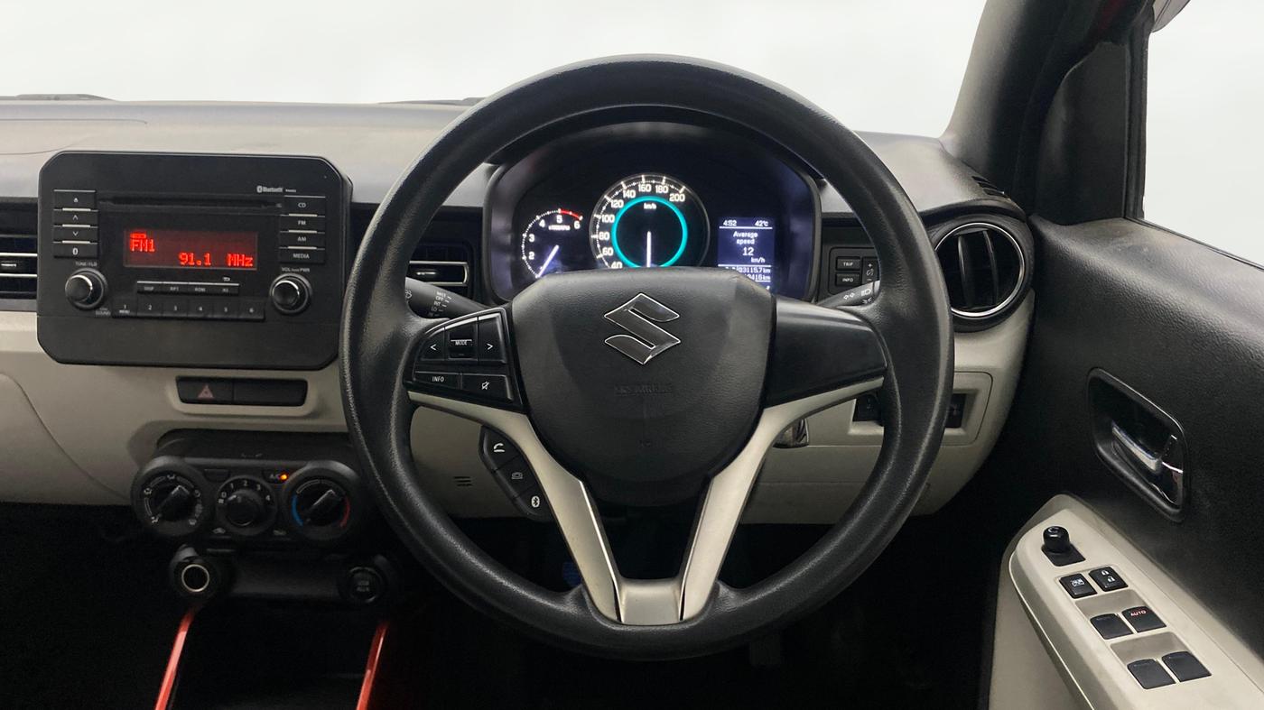 2018 Maruti IGNIS DELTA 1.3 AMT, Diesel, Automatic, 1,13,559 km, Steering Wheel Close Up