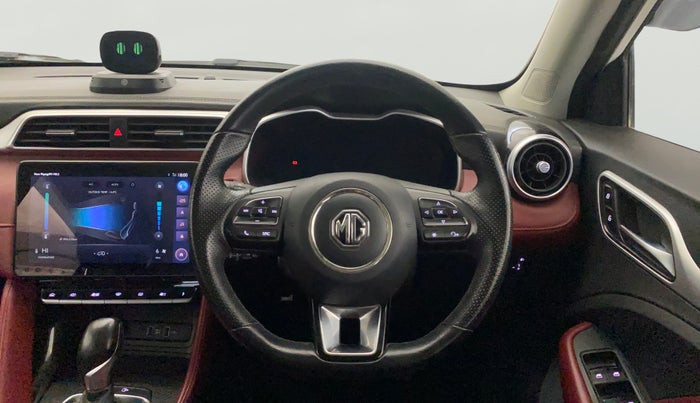 2022 MG ASTOR SAVVY 1.3 TURBO AT S RED, Petrol, Automatic, 42,010 km, Steering Wheel Close Up