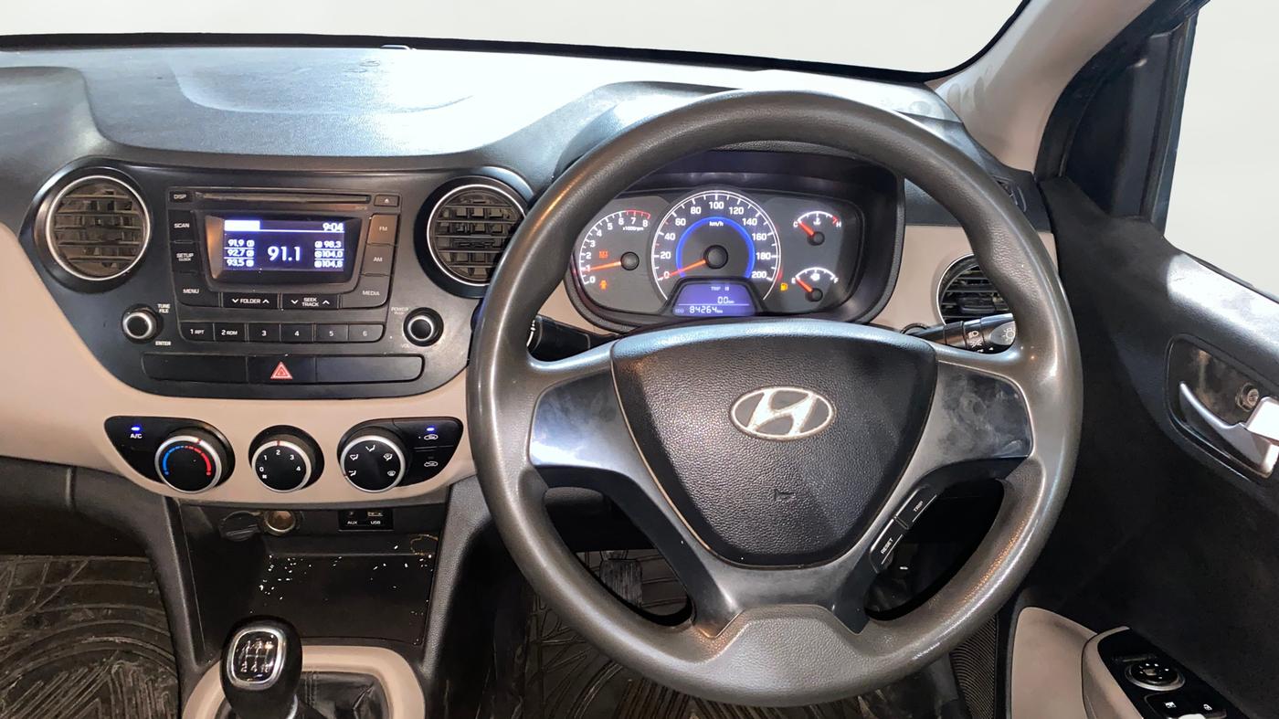 2015 Hyundai Grand i10 SPORTZ 1.2 KAPPA VTVT, Petrol, Manual, 84,265 km, Steering Wheel Close Up