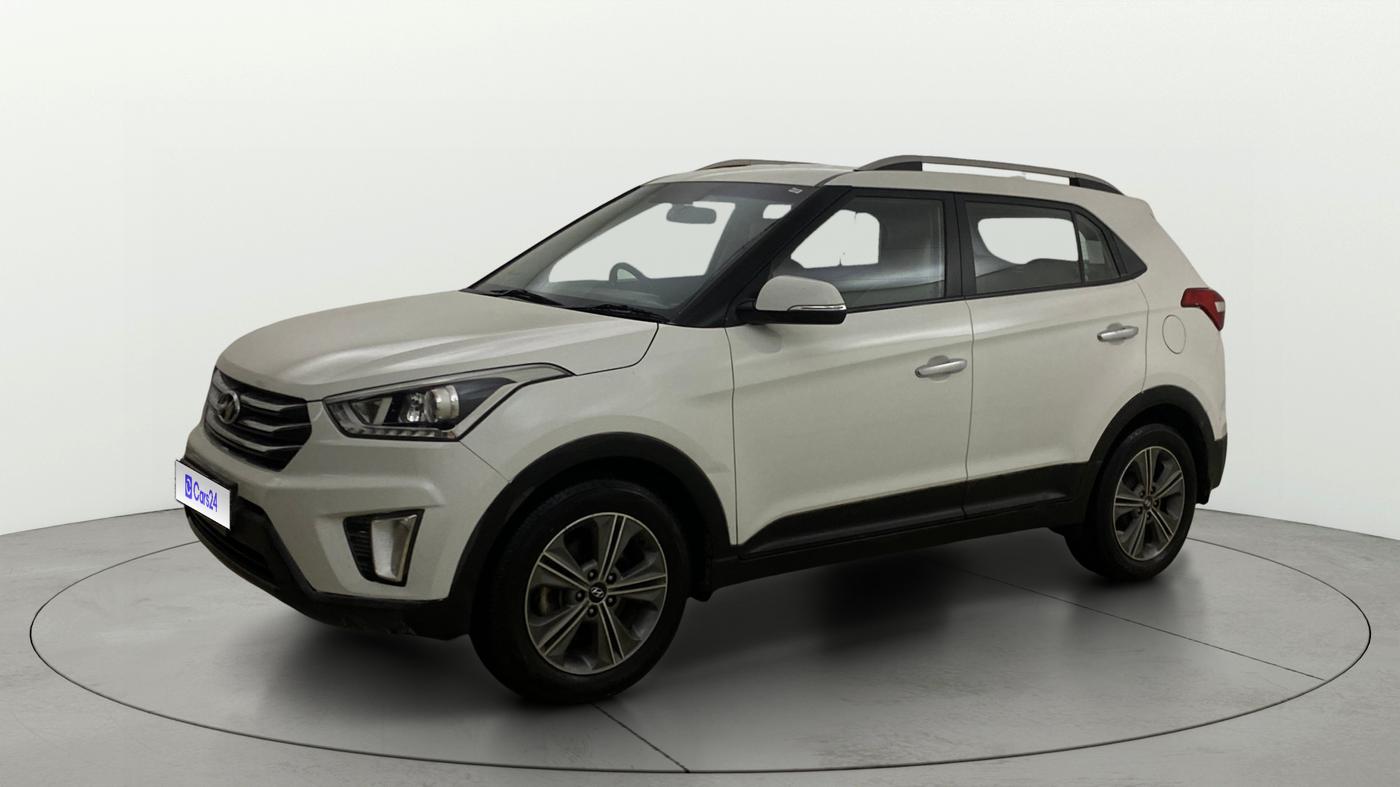 2017 Hyundai Creta SX PLUS AT 1.6 PETROL, Petrol, Automatic, 38,706 km, Left Front Diagonal