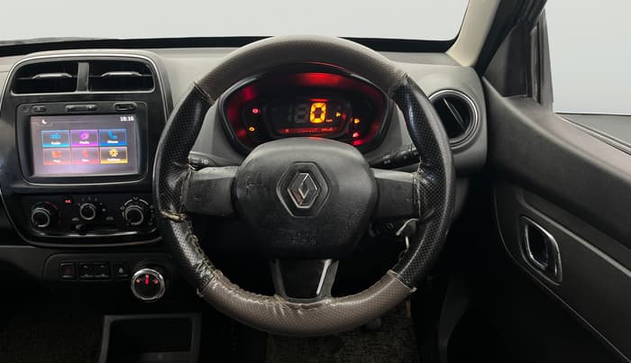 2018 Renault Kwid RXT 1.0 AMT (O), Petrol, Automatic, 83,237 km, Steering Wheel Close Up