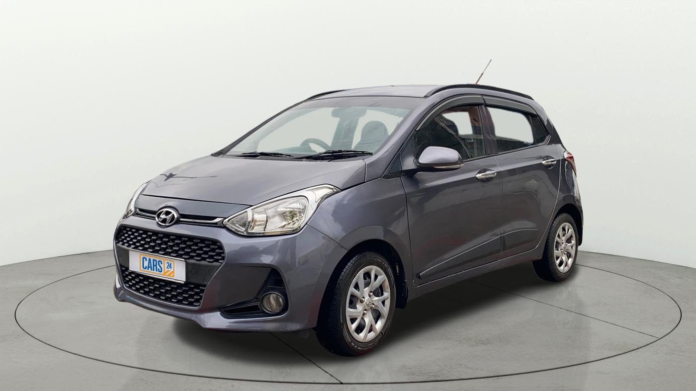 2019 Hyundai Grand i10 SPORTZ 1.2 KAPPA VTVT, Petrol, Manual, 40,088 km, Left Front Diagonal