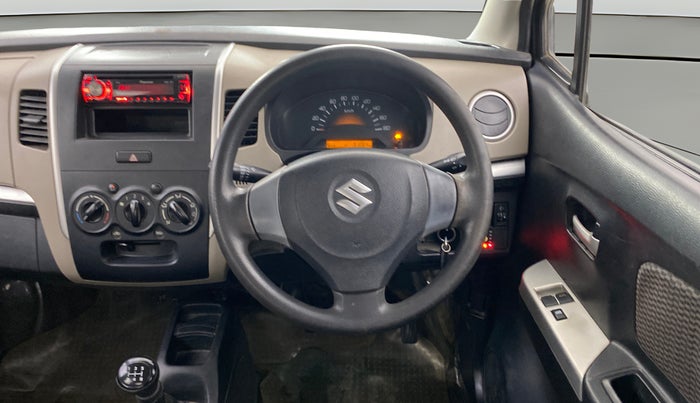 2013 Maruti Wagon R 1.0 LXI CNG, CNG, Manual, 91,178 km, Steering Wheel Close Up
