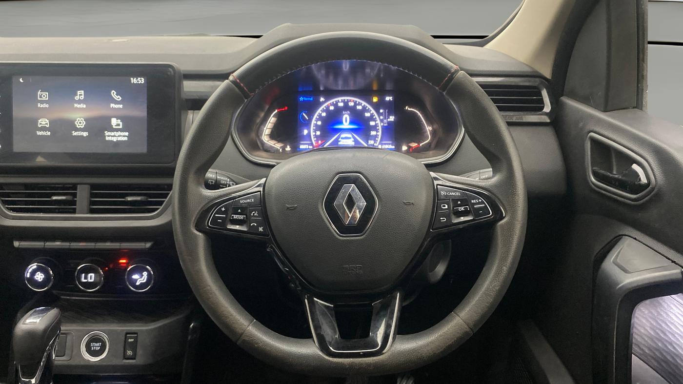 2022 Renault Kiger RXZ TURBO CVT DUAL TONE, Petrol, Automatic, 64,547 km, Steering Wheel Close Up
