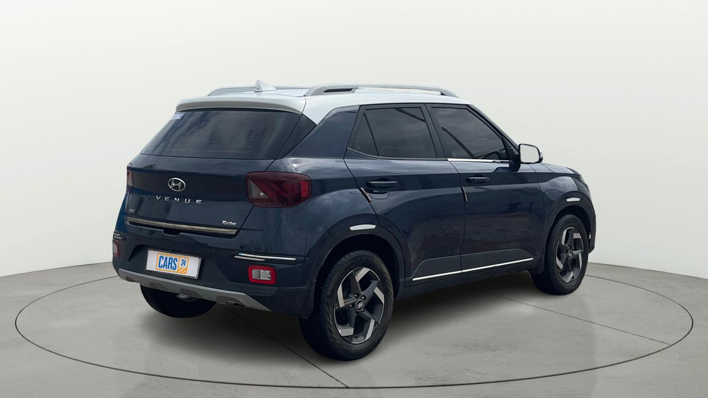 2019 Hyundai VENUE SX 1.0 TURBO DUAL TONE, Petrol, Manual, 99,565 km, Right Back Diagonal