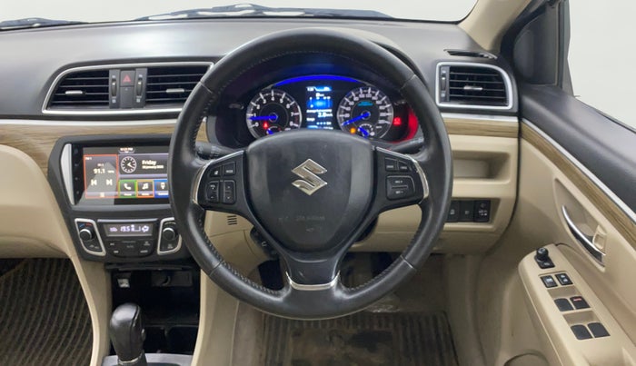 2022 Maruti Ciaz ALPHA  AT 1.5 SHVS PETROL, Petrol, Automatic, 95,494 km, Steering Wheel Close Up