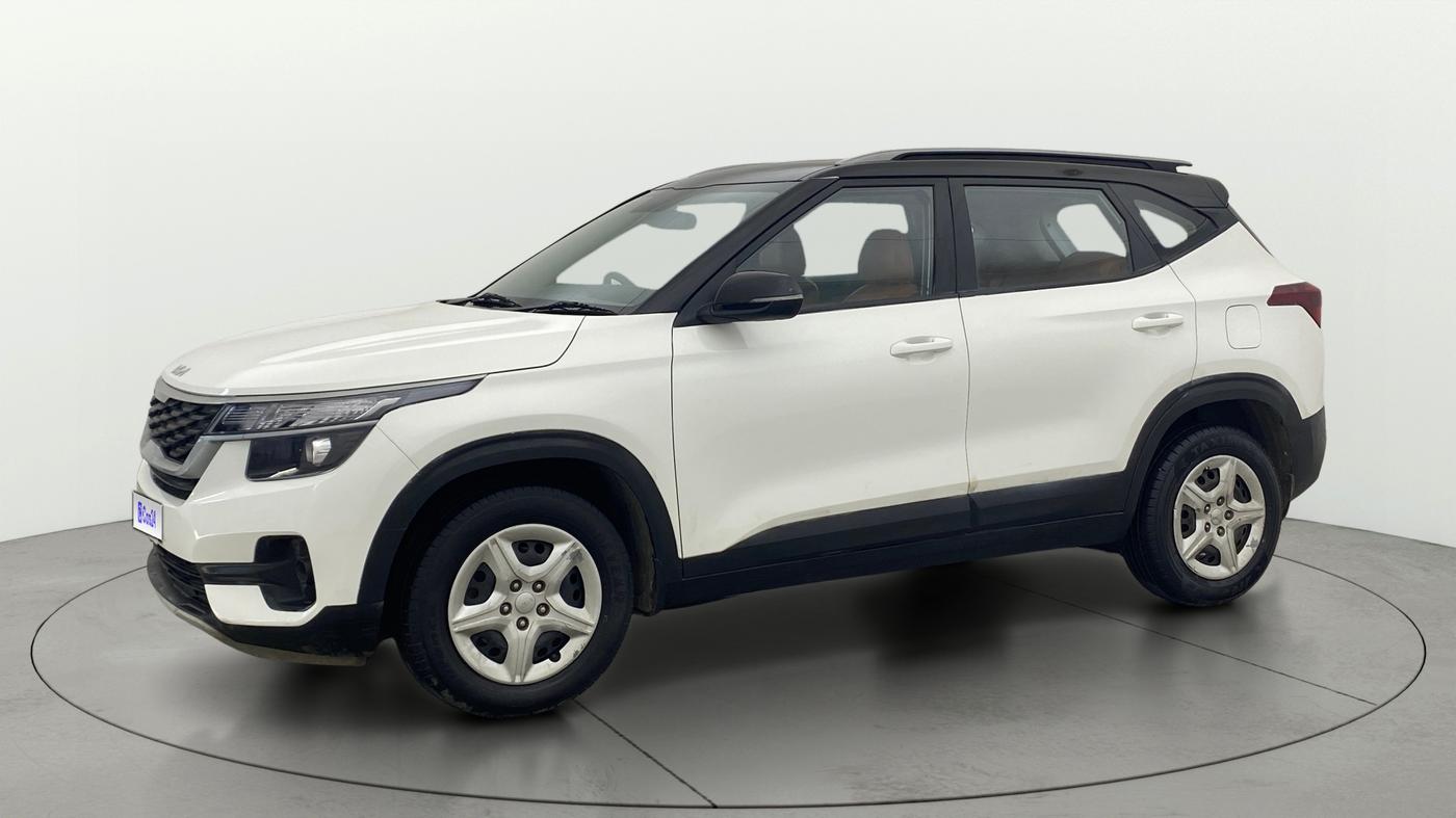 2021 KIA SELTOS HTK 1.5 PETROL, Petrol, Manual, 1,19,589 km, Left Front Diagonal