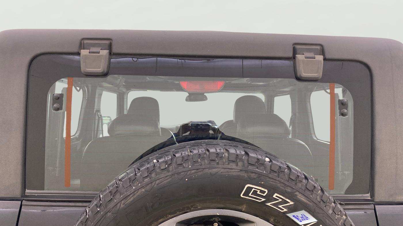 2021 Mahindra Thar LX PETROL HT 4WD AT, Petrol, Automatic, 78,013 km, Rear Windshield