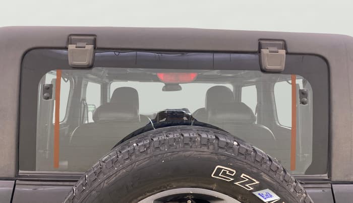 2021 Mahindra Thar LX PETROL HT 4WD AT, Petrol, Automatic, 78,013 km, Rear Windshield
