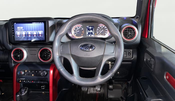 2021 Mahindra Thar AX (O) P 4WD MT CT, Petrol, Manual, 9,231 km, Steering Wheel Close Up