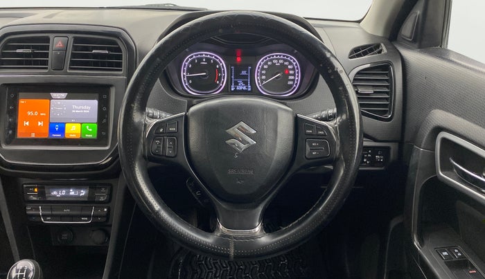 2021 Maruti Vitara Brezza ZXI PLUS, Petrol, Manual, 60,844 km, Steering Wheel Close Up