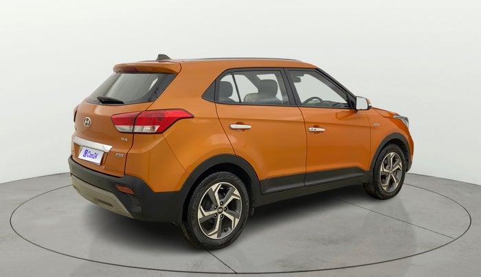 2018 Hyundai Creta SX AT 1.6 PETROL, Petrol, Automatic, 73,980 km, Right Back Diagonal