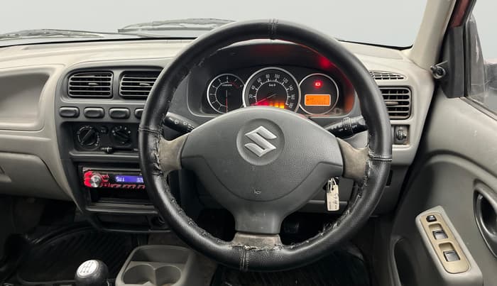 2014 Maruti Alto K10 VXI, Petrol, Manual, 1,02,791 km, Steering Wheel Close Up