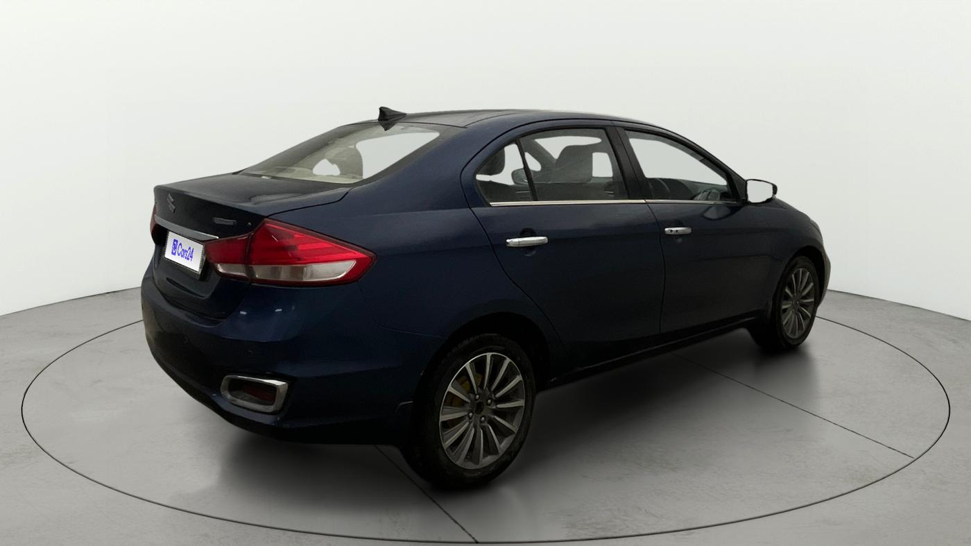 2018 Maruti Ciaz ALPHA  AT 1.5 SHVS PETROL, Petrol, Automatic, 1,02,771 km, Right Back Diagonal