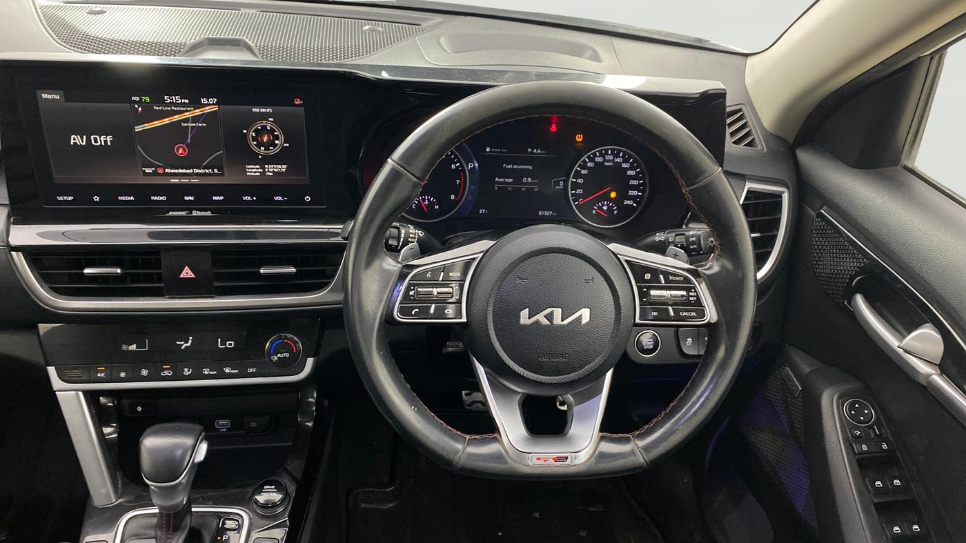 2021 KIA SELTOS GTX PLUS DCT 1.4 PETROL, Petrol, Automatic, 61,325 km, Steering Wheel Close Up