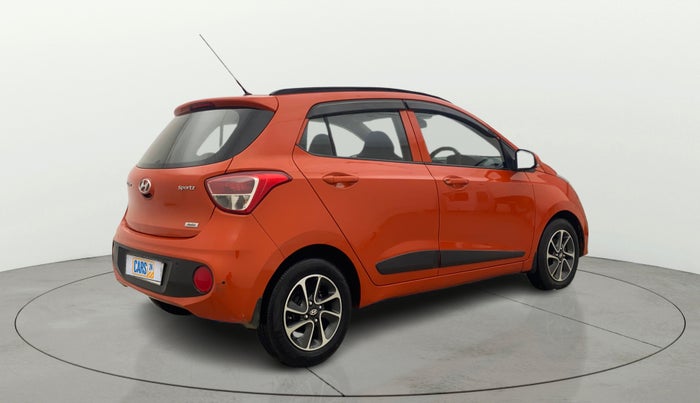 2017 Hyundai Grand i10 SPORTZ (O) AT 1.2 KAPPA VTVT, Petrol, Automatic, 49,030 km, Right Back Diagonal