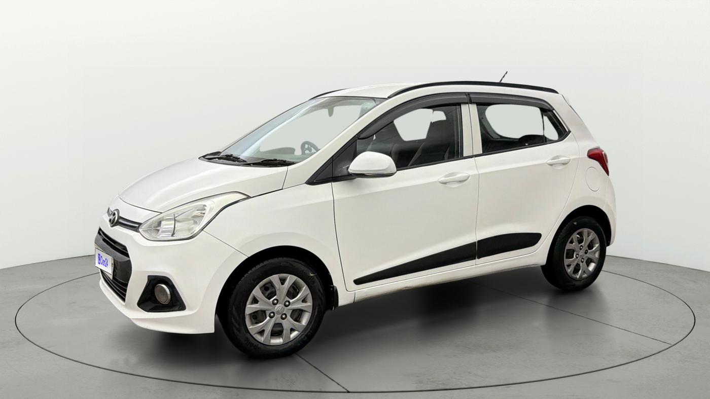2016 Hyundai Grand i10 SPORTZ 1.2 KAPPA VTVT, Petrol, Manual, 93,187 km, Left Front Diagonal