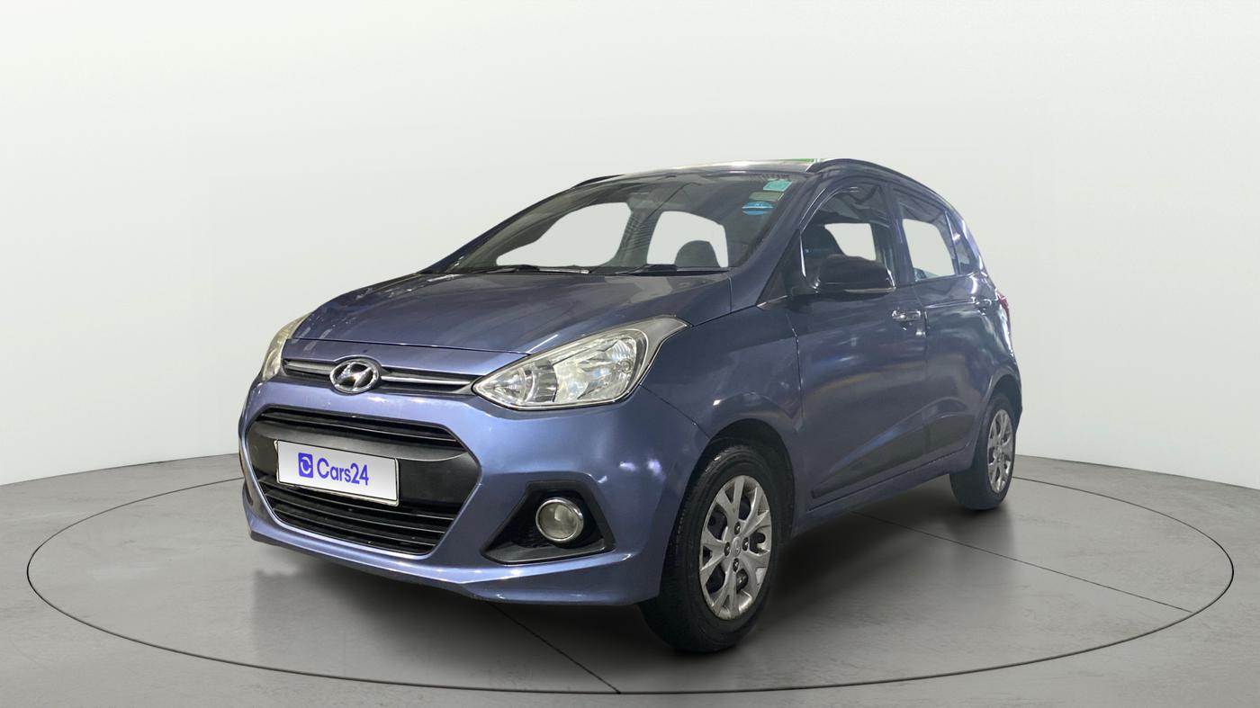 2015 Hyundai Grand i10 SPORTZ 1.2 KAPPA VTVT, Petrol, Manual, 84,265 km, Left Front Diagonal