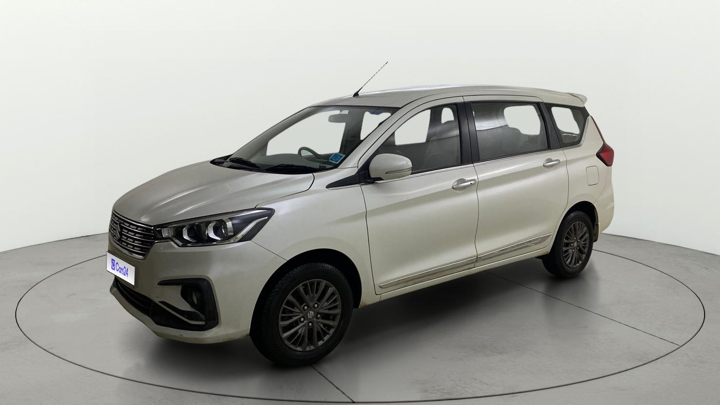 2019 Maruti Ertiga ZXI AT SHVS, Petrol, Automatic, 10,186 km, Left Front Diagonal