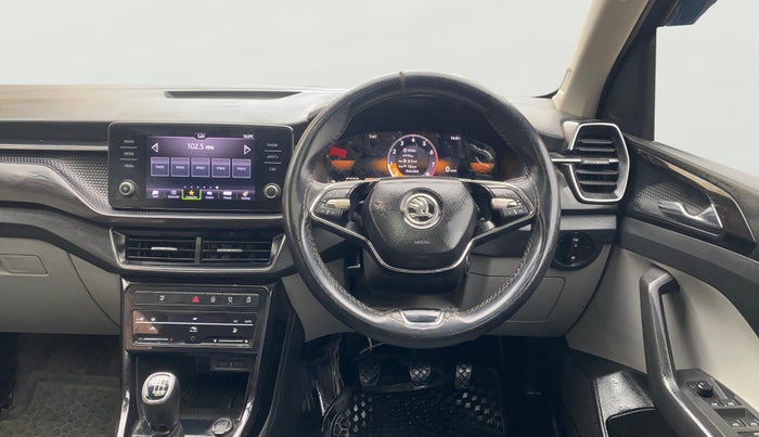 2023 Skoda KUSHAQ STYLE 1.0L TSI MT, Petrol, Manual, 66,576 km, Steering Wheel Close Up