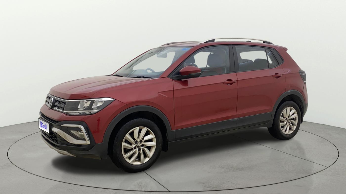 2022 Volkswagen TAIGUN HIGHLINE 1.0 TSI AT, Petrol, Automatic, 28,274 km, Left Front Diagonal