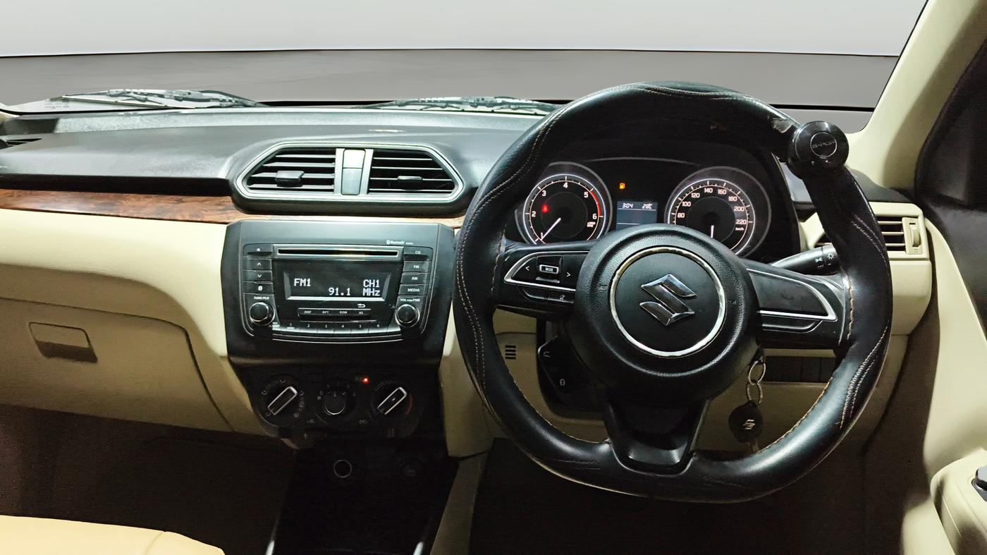 2017 Maruti Dzire VDI AMT, Diesel, Automatic, 82,938 km, Steering Wheel Close Up