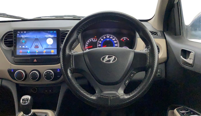 2014 Hyundai Grand i10 SPORTZ 1.2 KAPPA VTVT, Petrol, Manual, 38,916 km, Steering Wheel Close Up