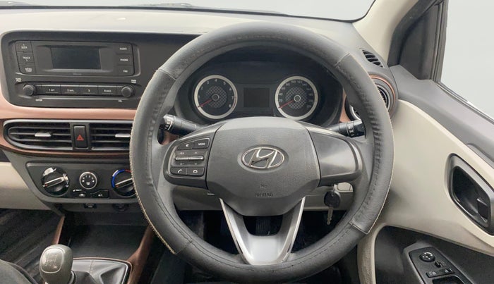 2021 Hyundai AURA S 1.2 CNG, CNG, Manual, 87,394 km, Steering Wheel Close Up