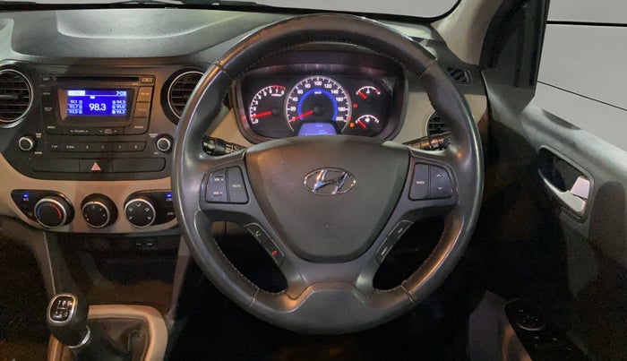 2015 Hyundai Grand i10 ASTA (O) 1.2 KAPPA VTVT, Petrol, Manual, 51,122 km, Steering Wheel Close Up